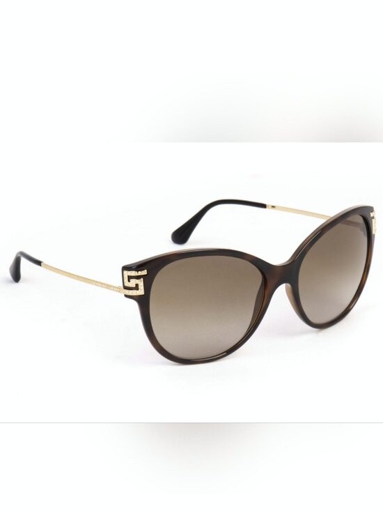 Versace Cat Eye Havana Gold Crystals VE4316-B 5148/13 57-17-140 Sunglasses main image 6